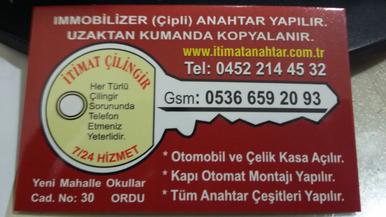 İtimat Anahtar